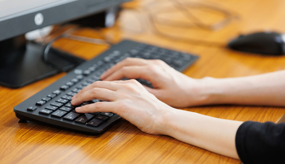 タイピングが遅くても大丈夫